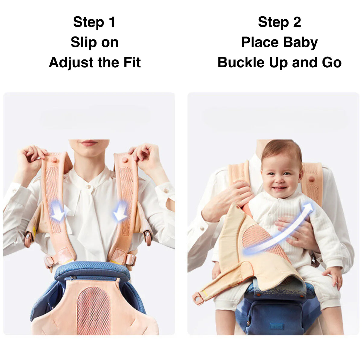 Free Decompression Baby Carrier-Marsupio Neonato a Compressione Libera